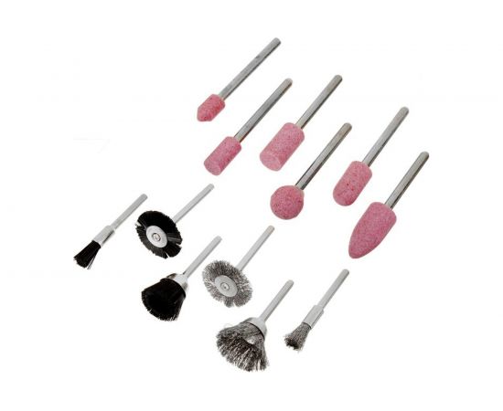 Набор насадок 12 предметов для граверов и бормашин TUNDRA 1935902 