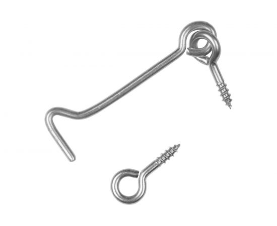 Дверной крюк ЕВРОПАРТНЕР 120 мм. нержав.сталь 1 шт. G2 0032 4 