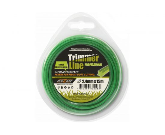 Леска PROFESSIONAL (2.4 мм; 15 м; звезда) Rezer 