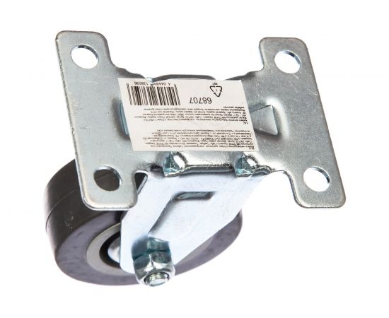 Колесо неповоротное d-50мм крепление платформенное СИБРТЕХ 68707 – изображение 2