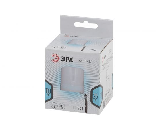 Фотореле ЭРА DF 303 серый, макс. нагрузка 5500 ВА IP44 Б0043806 – изображение 2