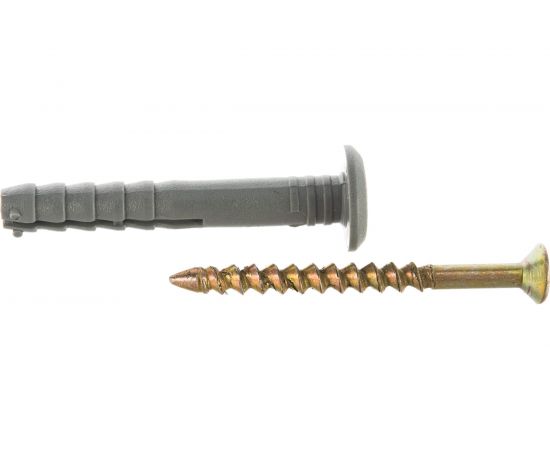 Дюбель-гвоздь с грибовидным бортиком крепежная техника 6x40, 150 шт 470910 БК – изображение 2