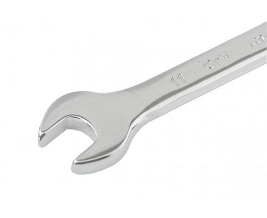Комбинированный ключ 11 мм, CrV, полированный хром MATRIX 15155 – изображение 3