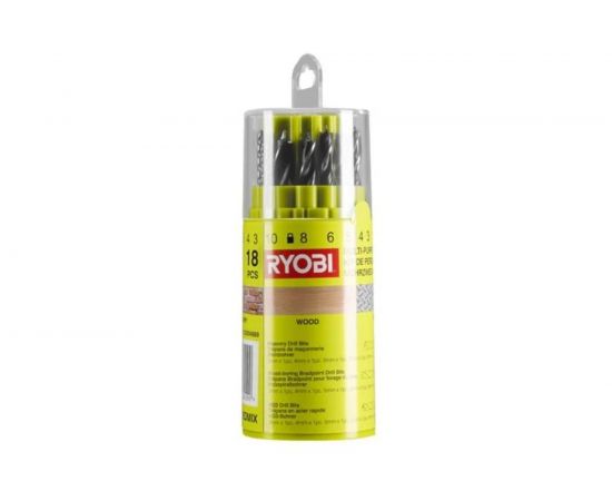 Набор сверл RAK18DMIX (18 шт; 3-10 мм) Ryobi 5132004669 – изображение 3