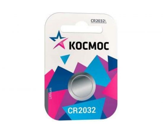 Элемент питания Космос CR 2032 1*BL KOC20321BL – изображение 3