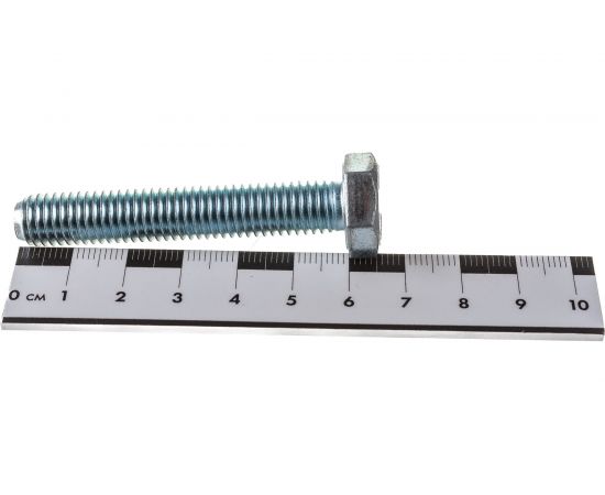 Болт Метиз-Эксперт М10х60 5.8 Оц DIN 933 уп. 120 шт. БП-00027739 – изображение 4