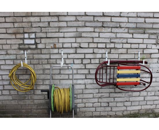 Универсальный настенный держатель LUCKY Guy УДС2 белый 80х140х20х60х4,0 мм 623 02 140 0 – изображение 7