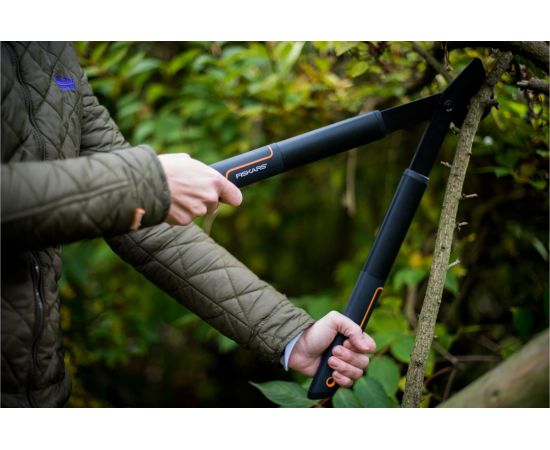 Малый плоскостной сучкорез Fiskars S L28 1001432 (112160) с загнутыми лезвиями – изображение 7