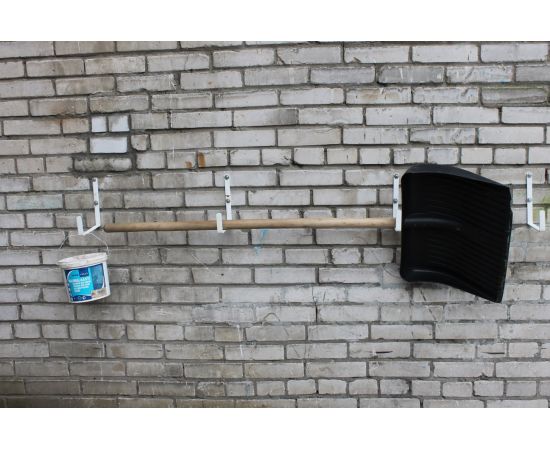 Универсальный настенный держатель LUCKY Guy УДС2 белый 80х140х20х60х4,0 мм 623 02 140 0 – изображение 8