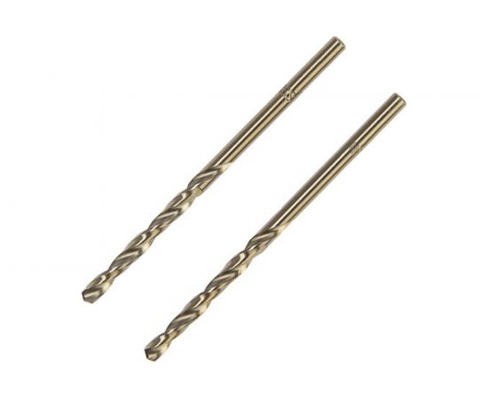 Сверло по металлу (2 шт; 3.5 мм; HSS-Co 5% кобальта; цилиндрический хвостовик) TUNDRA 4087154 