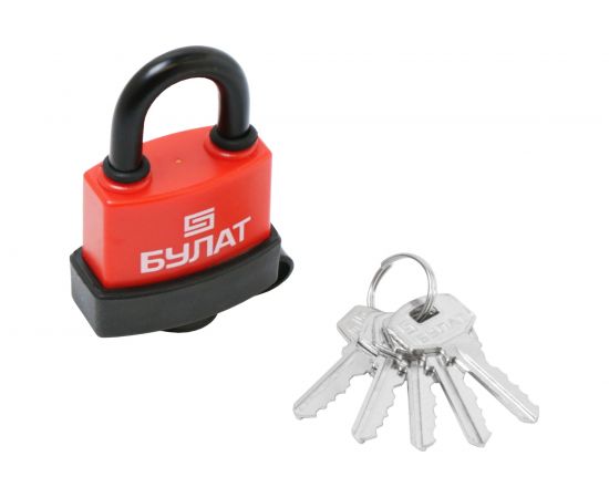Навесной замок БУЛАТ ВС 1-П42 ПЛ (всепогодный; 8 мм) 13640 