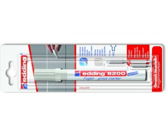 Маркер EDDING, для затирки плиточных швов, круглый наконечник, 2-4 мм, блистер E-8200-1-B26 