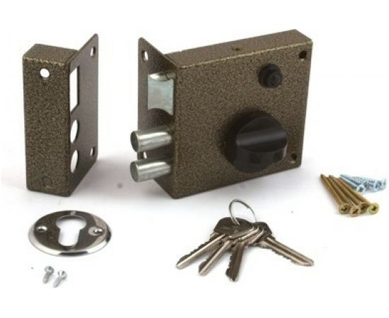 Накладной замок ЗЕНИТ Омега-ЗН-3 бронза 19486 