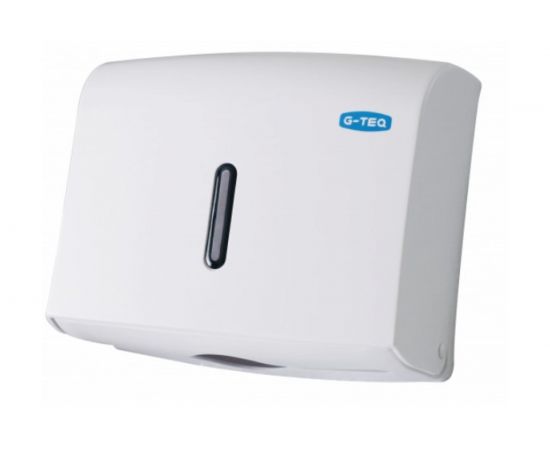 Диспенсер для бумажных полотенец пластик белый 8977 W 