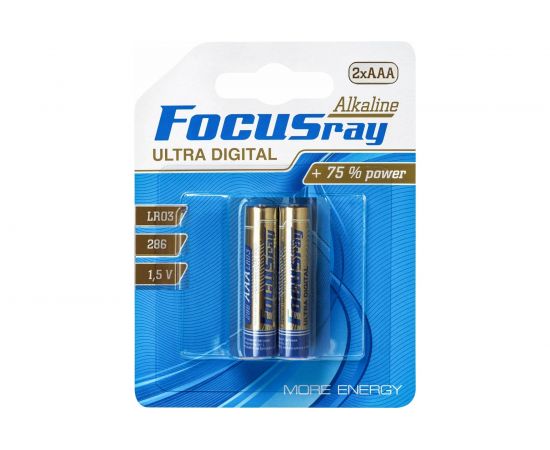 Батарейки Focusray ULTRA DIGITAL LR03 BL2 2 624535 