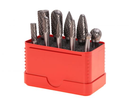 Набор борфрез твердосплавных HM 10 шт Ruko 116002 