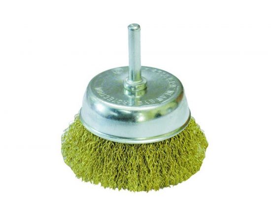 Щетка-крацовка со шпилькой для дрели,чашка 75 мм РемоКолор 45-2-407 