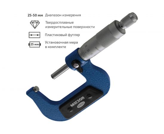 Механический микрометр МЕГЕОН 80601 к0000031949 – изображение 2