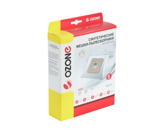 Мешки-пылесборники синтетические для пылесосов AEG (5 шт.) OZONE M-41 – изображение 2