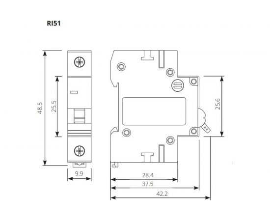 Автоматический выключатель Iskra RI51-C20 3838733069615 – изображение 2