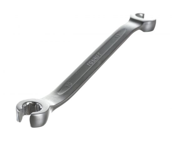 Разрезной ключ, холодная штамповка 10*11 мм Cr-V KRAFT KT 700743 – изображение 2