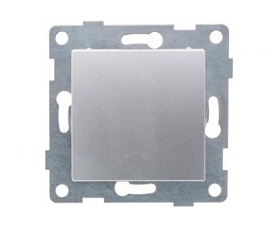 Выключатель GUSI ELECTRIC Ugra 1 клавиша, СУ, 10А, 250В, серебро С11В1-004 – изображение 2