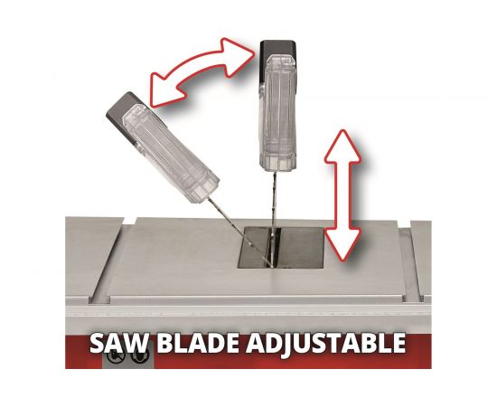 Торцовочная пила с площадкой Einhell TC-TS 254 eco, 2050Вт, 254x30мм 4340505 – изображение 2