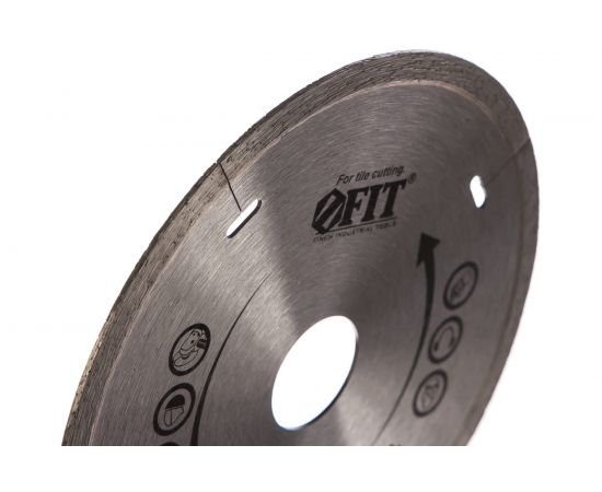 Диск алмазный отрезной (125 мм; 22.2 мм) для угловых шлифмашин Fit 37443 – изображение 2