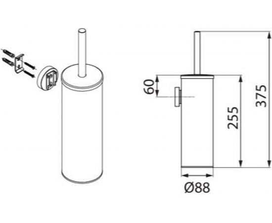 Ерш настенный FIXSEN НOTEL 31013 – изображение 2