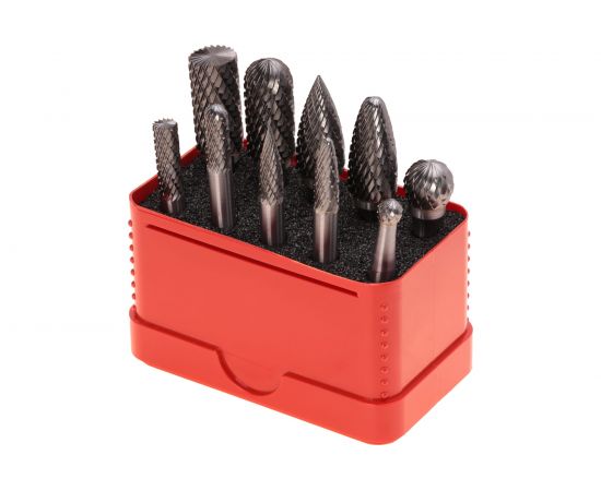 Набор борфрез твердосплавных HM 10 шт Ruko 116002 – изображение 2