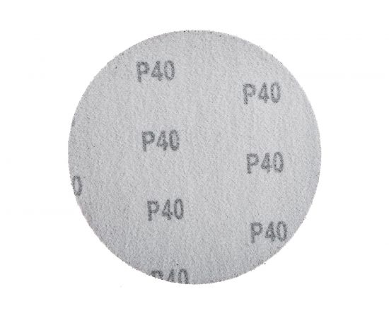 Круг шлифовальный абразивный с липучкой (5 шт; 125 мм; Р40) для резиновых дисков VOREL 8554 – изображение 3