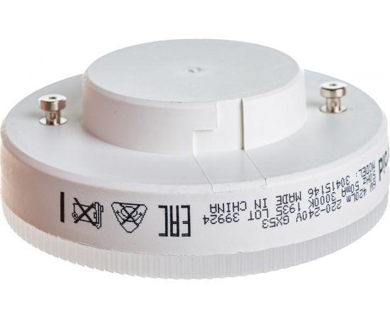 Светодиодная лампа Polaroid 220V GX 6W 3000K GX53 420lm PL-GX5363 – изображение 3