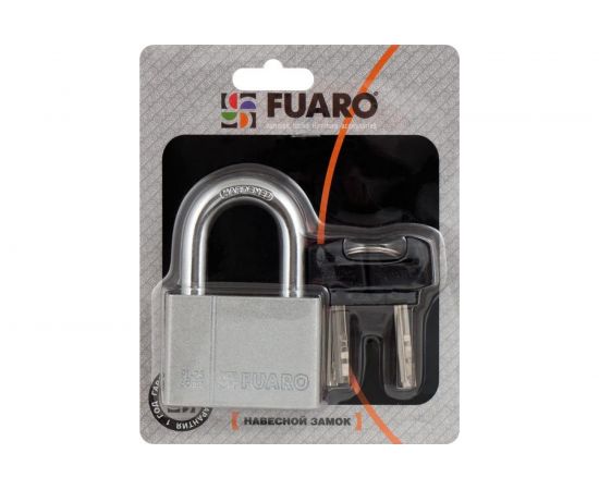 Навесной замок Fuaro PL-2570 70 мм 4 фин. кл. БЛИСТЕР 26397 – изображение 3