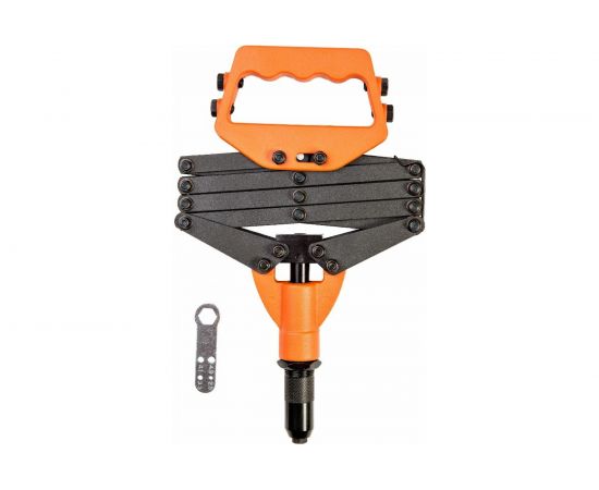 Заклепочник Harden 800 мм, гармошка, усиленный, CR-MO, заклепки 3,2-4,0-4,8-6,4 мм 610114 – изображение 3