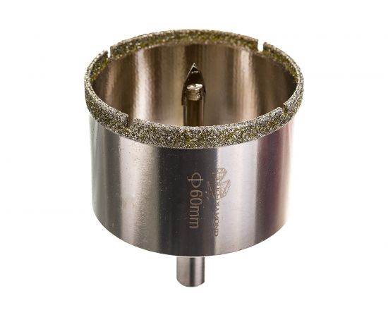 Коронка алмазная по керамике и кафелю с центрирующим сверлом (60 мм) TRIO-DIAMOND 400060 – изображение 4