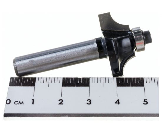 Фреза кромочная калевочная с нижним подшипником серия 1019 (25x11 мм; R6 мм; хвостовик 8 мм) Росомаха 801901 – изображение 4