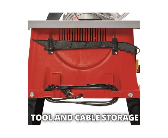 Торцовочная пила с площадкой Einhell TC-TS 254 eco, 2050Вт, 254x30мм 4340505 – изображение 5