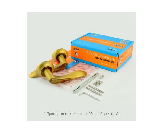 Дверная ручка НОРА-М 96А AL ст.бронза 15309 – изображение 5