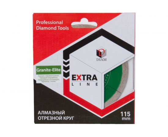 Круг алмазный 1A1R GRANITE-ELITE (115x22.2 мм) по граниту Diam 000229 – изображение 5