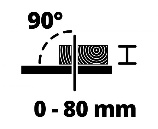 Торцовочная пила с площадкой Einhell TC-TS 254 eco, 2050Вт, 254x30мм 4340505 – изображение 7