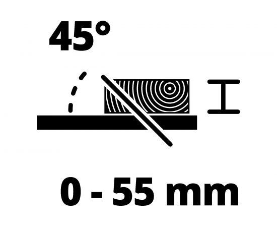 Торцовочная пила с площадкой Einhell TC-TS 254 eco, 2050Вт, 254x30мм 4340505 – изображение 8