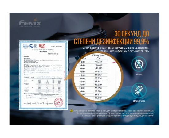 Фонарь Fenix LD32UVC – изображение 8