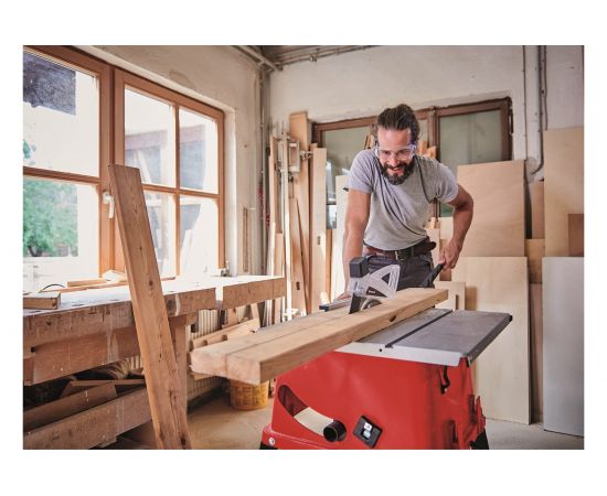 Торцовочная пила с площадкой Einhell TC-TS 254 eco, 2050Вт, 254x30мм 4340505 – изображение 9