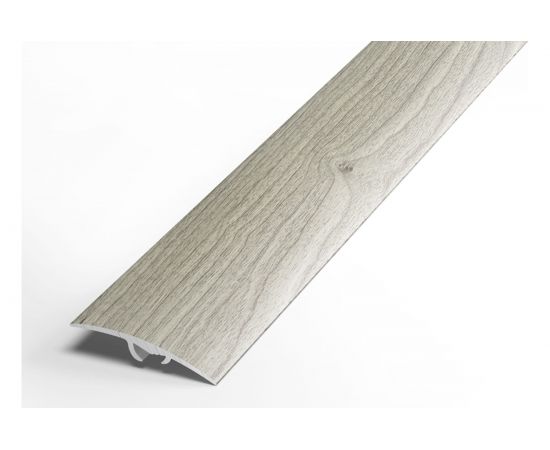 Порог разноуровневый алюминиевый ЛУКА (41 мм, 0,9 м, декоративный, Сосна серебристая) УТ000025920 