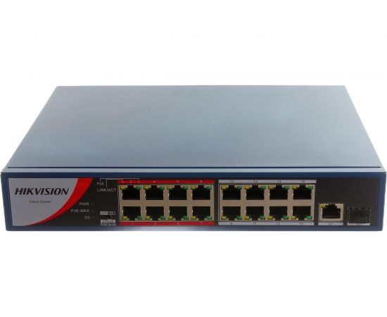 Коммутатор Hikvision Ethernet, PoE DS-3E0318P-E/M B УТ-00017150 