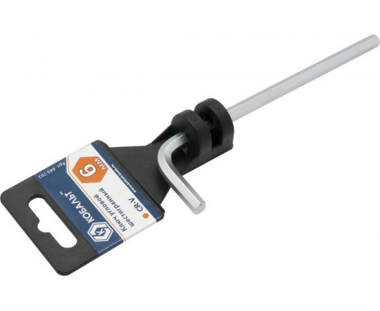 Ключ угловой шестигранный 6 мм Cr-V КОБАЛЬТ 649-783 