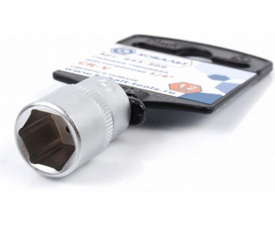 Торцевая головка КОБАЛЬТ 1/4, 12мм, Cr-V 643-309 