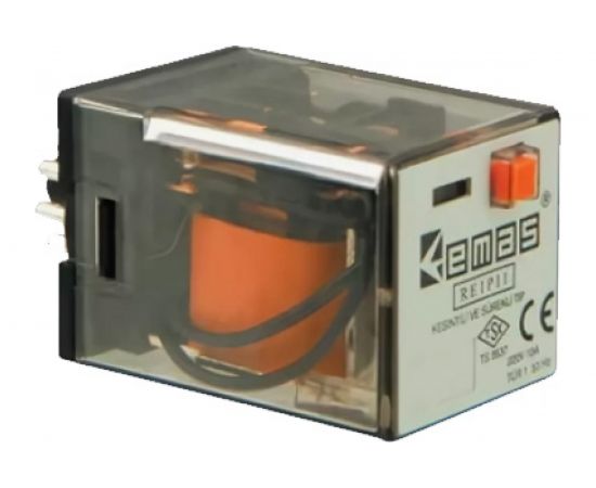 Реле на 8 выводов Emas 220 В АС, 2 переключающих контакта RE1P08AC220 