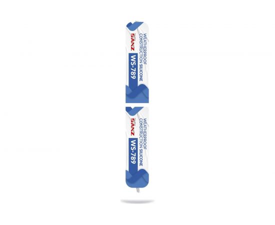 Атмосферостойкий силиконовый герметик для герметизации строительных швов SANZ WS-789 789-7257-G 