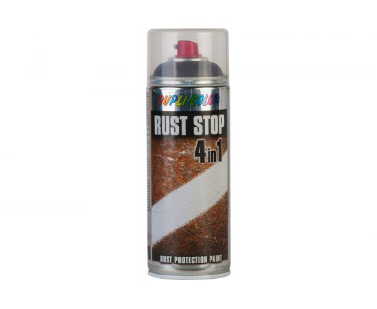 Эмаль DUPLI COLOR RUST STOP по ржавчине 4 в 1, коричневая RAL 8017, 0.4 л 223594/228735 
